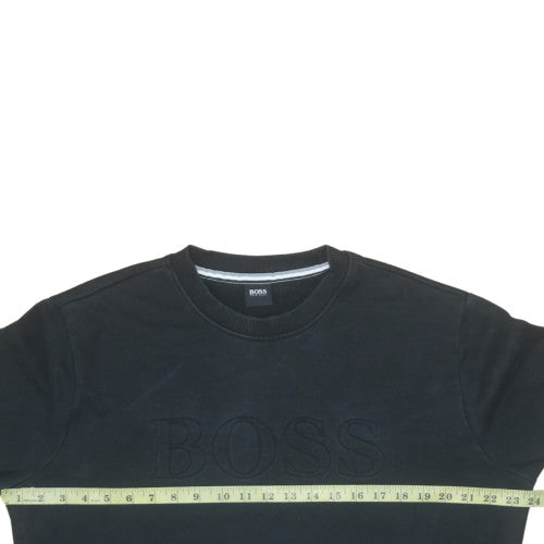 Hugo Boss Men's Black XL Crew Neck Pullover Sweatshirt