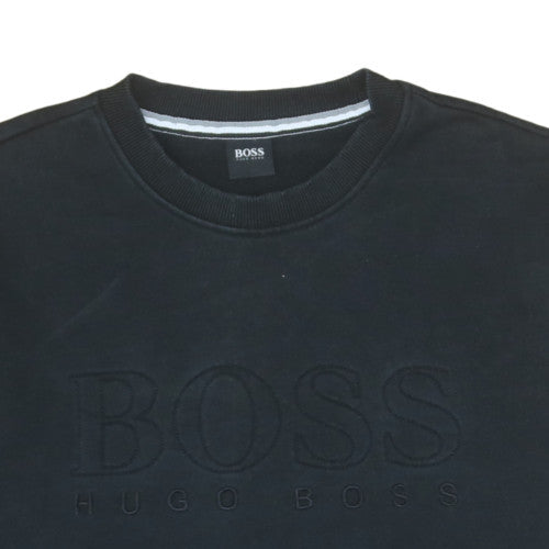 Hugo Boss Men's Black XL Crew Neck Pullover Sweatshirt