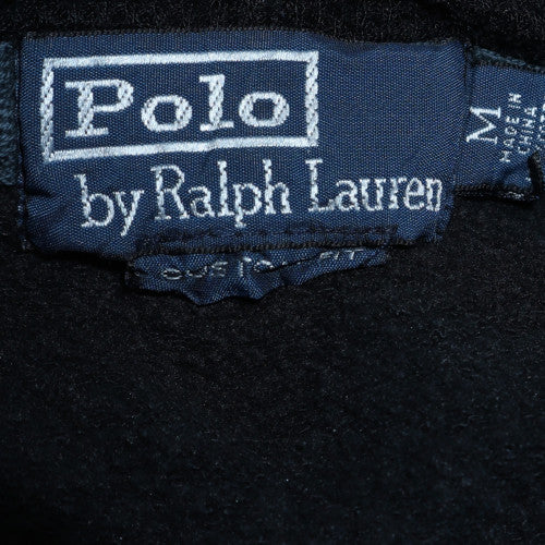 Polo Ralph Lauren Men's Black Embroidered Sports Hoodie Size M