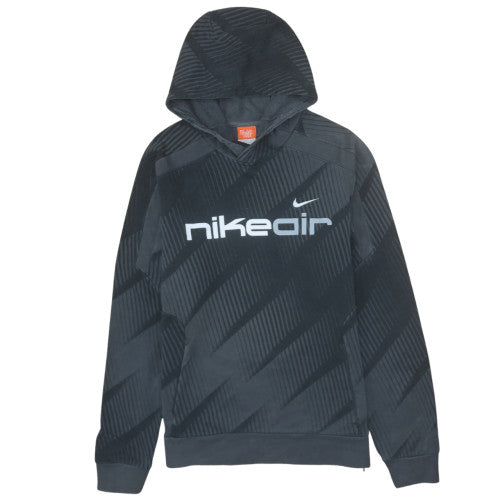 Nike Air Men's Black Pullover Hoodie M Graphic Sportswear