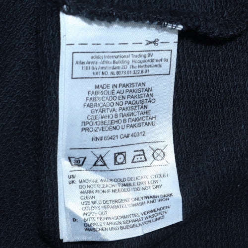 Reebok Men's Black XL Full Zip Hoodie Sportswear Fleece