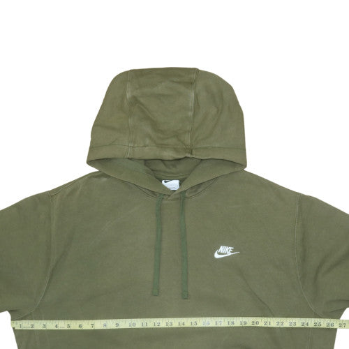 Nike Men's Green Pullover Hoodie Size L Cotton Blend Fleece