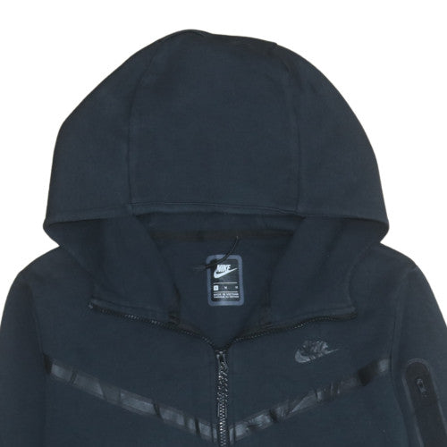 Nike Men's Black Full Zip Hoodie Size M Fleece Sweatshirt