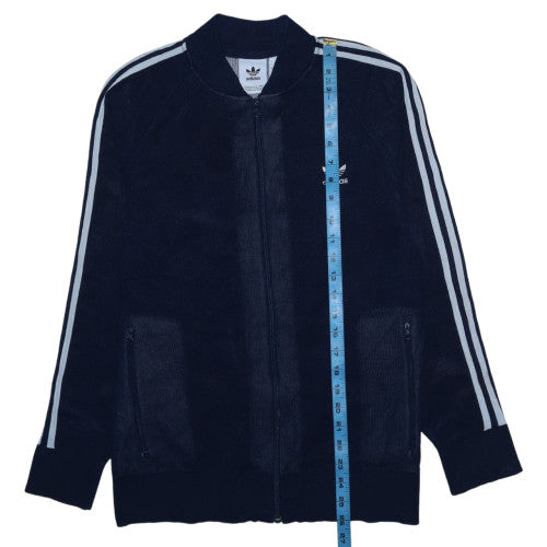 Adidas Men's Black Track Jacket Size M Full Zip Sportswear