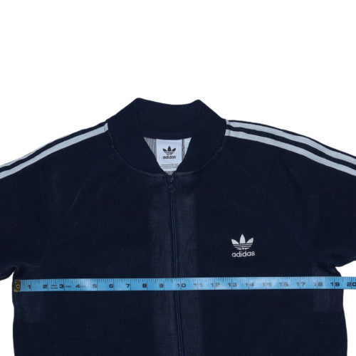 Adidas Men's Black Track Jacket Size M Full Zip Sportswear