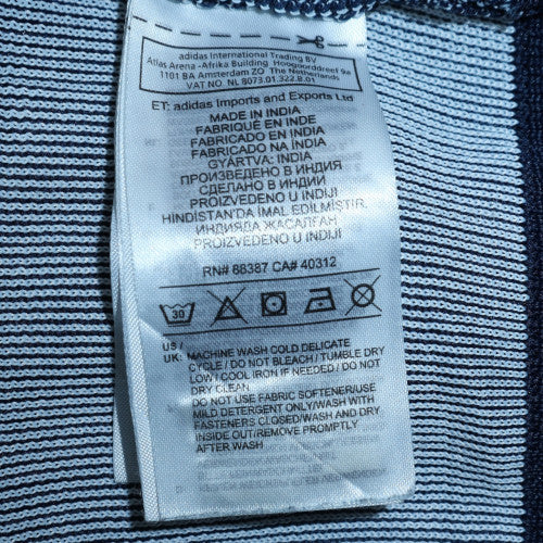 Adidas Men's Black Track Jacket Size M Full Zip Sportswear