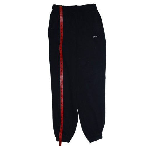 Slazenger Men Black L Jogger Sweatpants Elastic Waist Pockets