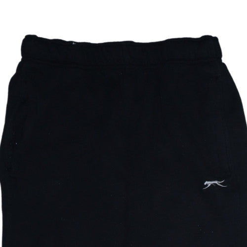 Slazenger Men Black L Jogger Sweatpants Elastic Waist Pockets