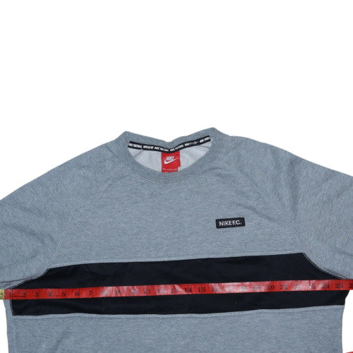 Nike Men's Grey XL Pullover Sweatshirt Crew Neck Sportswear
