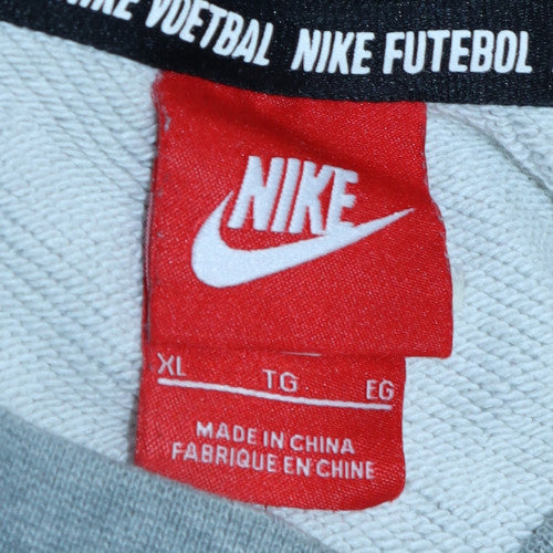 Nike Men's Grey XL Pullover Sweatshirt Crew Neck Sportswear