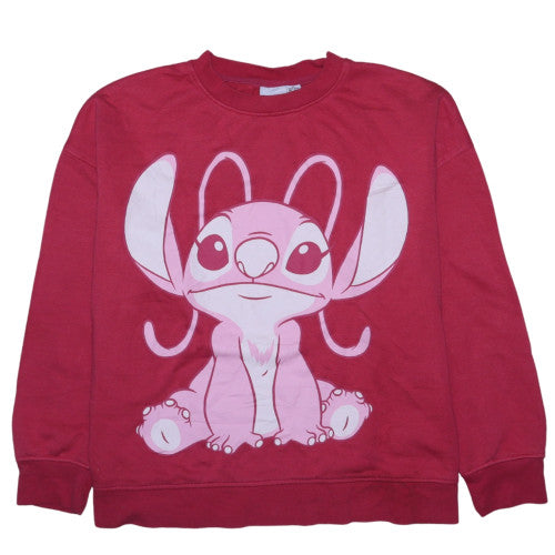 Disney Primark Women's Red Sweatshirt XL Angel Character Crew Neck