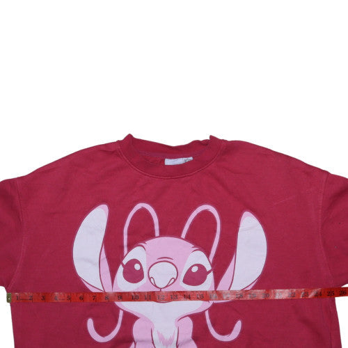 Disney Primark Women's Red Sweatshirt XL Angel Character Crew Neck