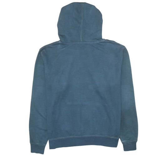 Nike Women Blue Pullover Hoodie M Cotton Blend Casual Sweatshirt