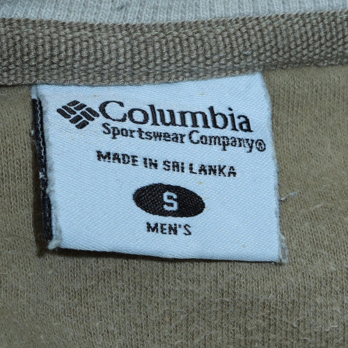 Columbia Womens Ivory Pullover Sweatshirt S Cotton Blend Casual