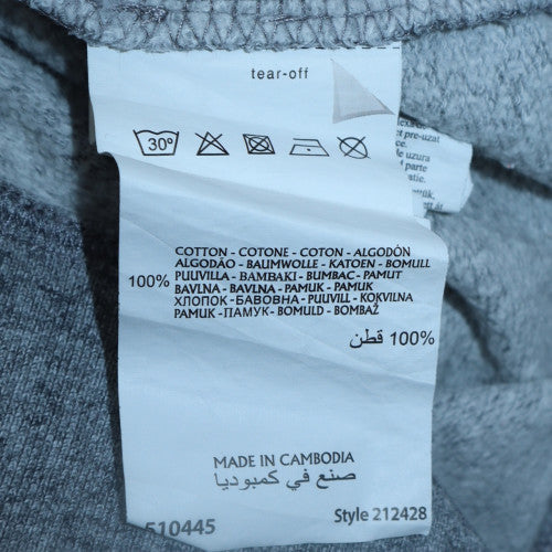Champion Men's Grey Small Pullover Sweatshirt Crew Neck Logo