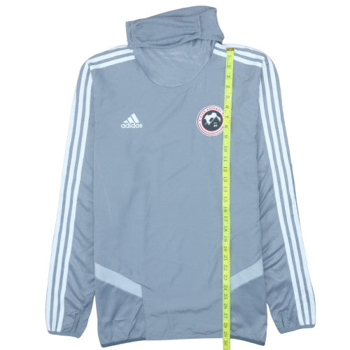Adidas Men's Grey L Pullover Sweatshirt Utah Arsenal FC Football Top
