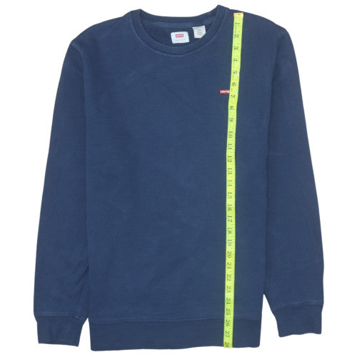 Levi's Men's Blue Crew Neck Pullover Sweatshirt Size L