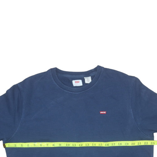 Levi's Men's Blue Crew Neck Pullover Sweatshirt Size L