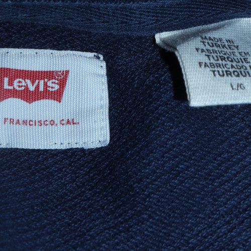Levi's Men's Blue Crew Neck Pullover Sweatshirt Size L