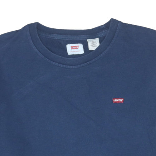 Levi's Men's Blue Crew Neck Pullover Sweatshirt Size L