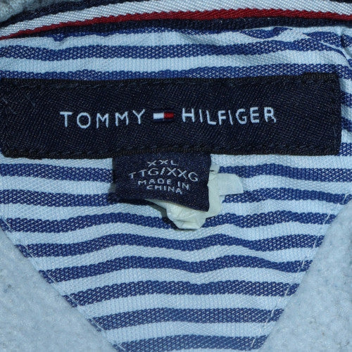 Tommy Hilfiger Men’s Grey 2XL Pullover Logo Sweatshirt