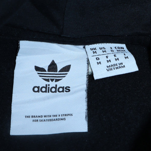 Adidas Men's Black Pullover Hoodie Size M Skateboarding Fleece