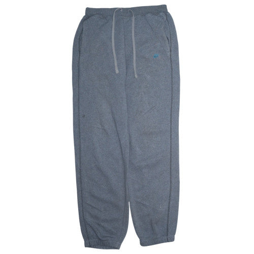 Nike Men's Grey Small Jogger Sweatpants Fleece Drawstring Trousers