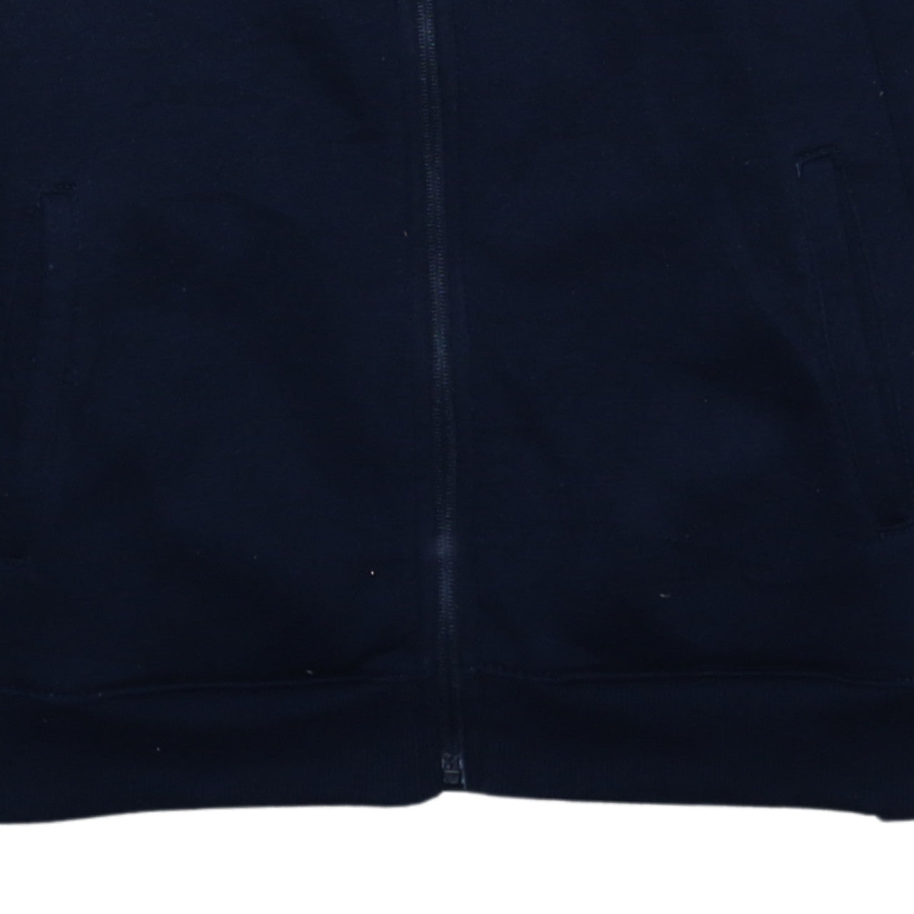 Slazenger Women's Navy Full Zip Sweatshirt UK 16 Relaxed Fit