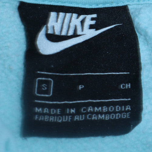 Nike Mens Blue Pullover Hoodie Small Fleece Regular Fit