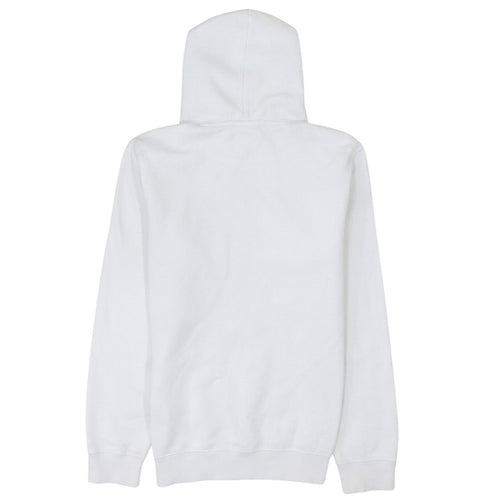 Champion Men’s White Hoodie Medium Pullover Logo Fleece Sweatshirt