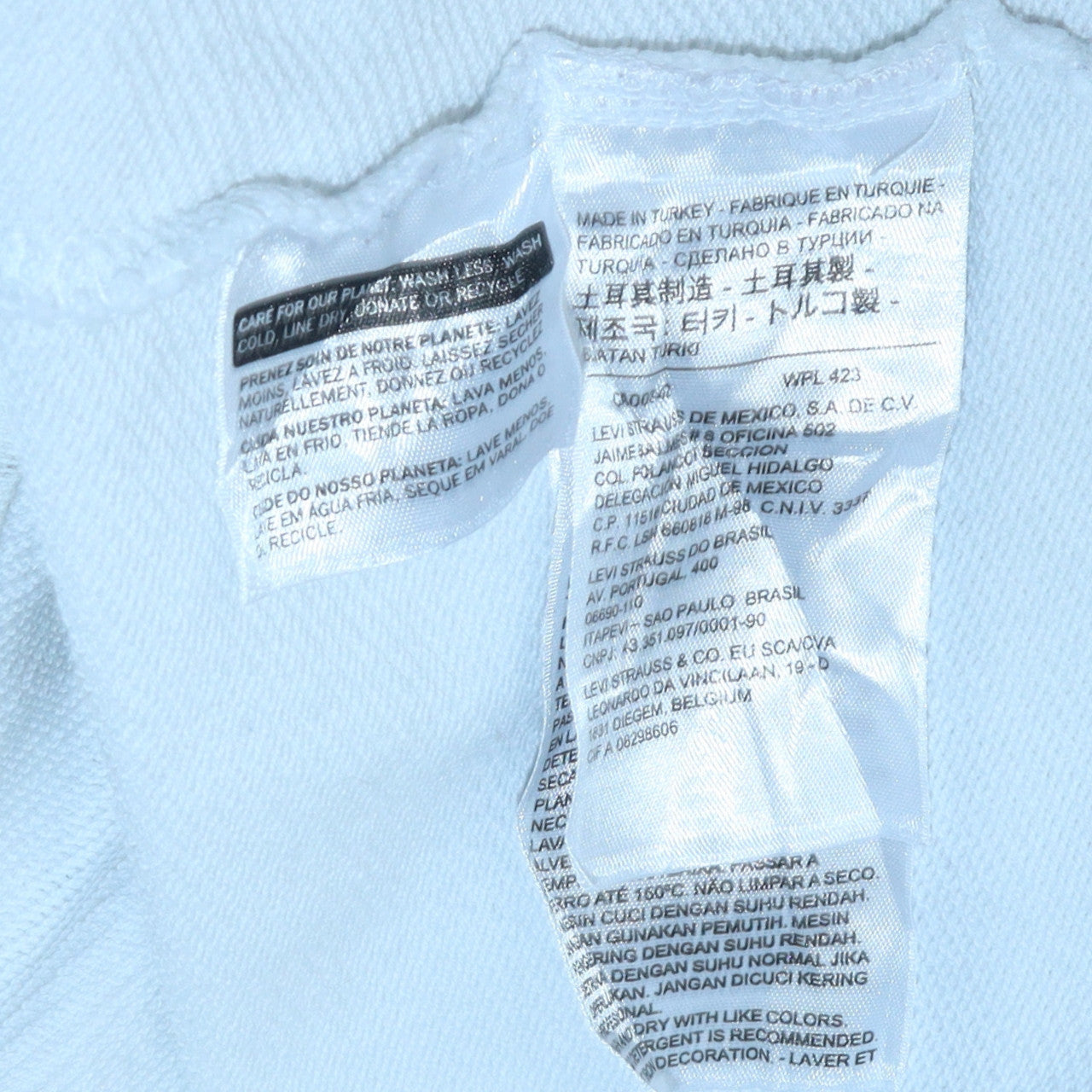 Levi's Men's White Pullover Hoodie L Graphic Logo Cotton