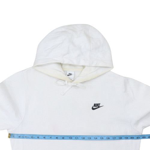 Nike Men's White Small Pullover Hoodie Cotton Blend Classic Fit