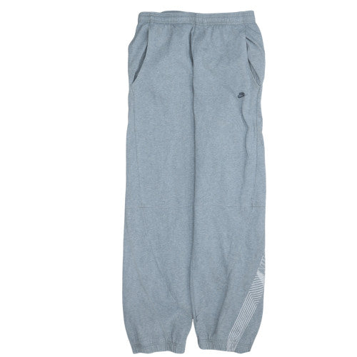 Nike Men's Grey Jogger Sweatpants M Regular Fit Activewear Trousers