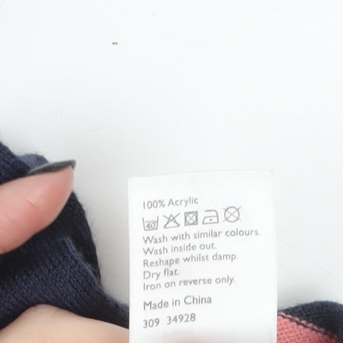 John Lewis Girls Multicoloured Stripe Knit Sweater Dress 9 Years