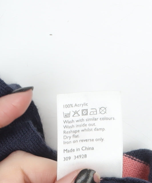 John Lewis Girls Multicoloured Stripe Knit Sweater Dress 9 Years