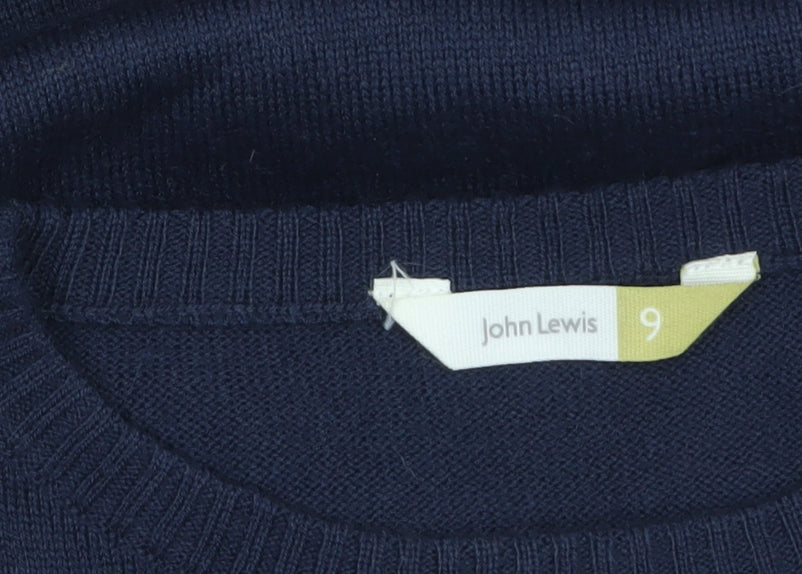John Lewis Girls Multicoloured Stripe Knit Sweater Dress 9 Years