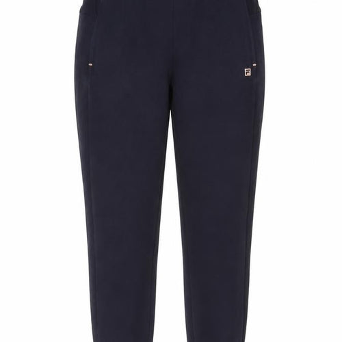 Fila Women's Black Jogger Trousers L Elastic Waist Fleece Sportswear