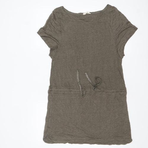 Les Essentiels by 146 Women’s Brown Linen T-Shirt Dress Size L