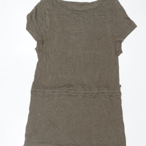 Les Essentiels by 146 Women’s Brown Linen T-Shirt Dress Size L