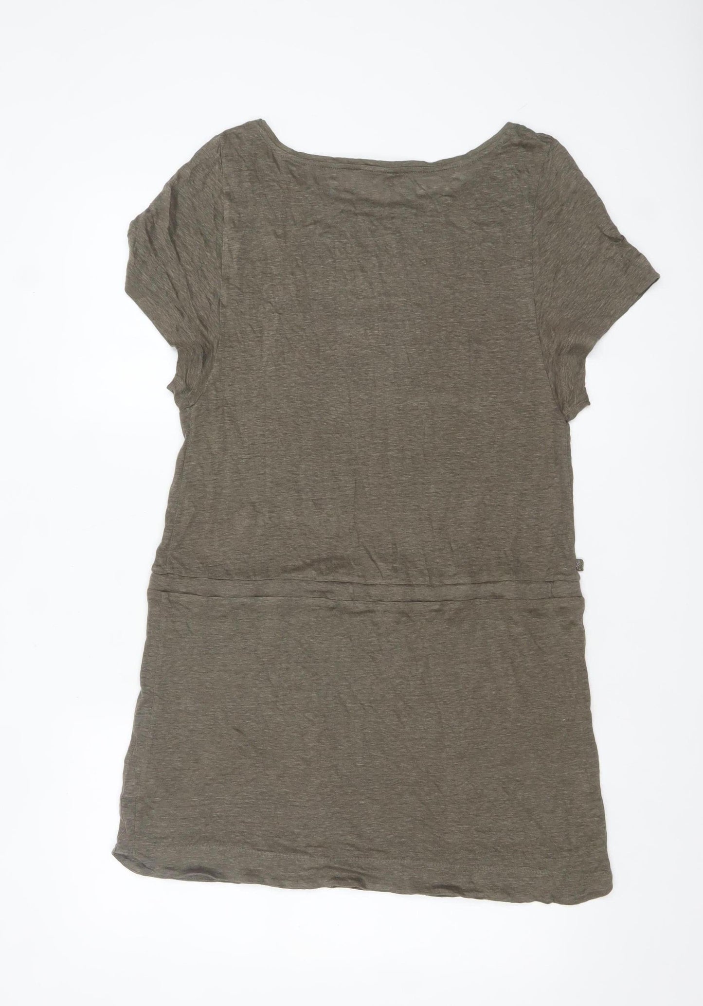 Les Essentiels by 146 Women’s Brown Linen T-Shirt Dress Size L