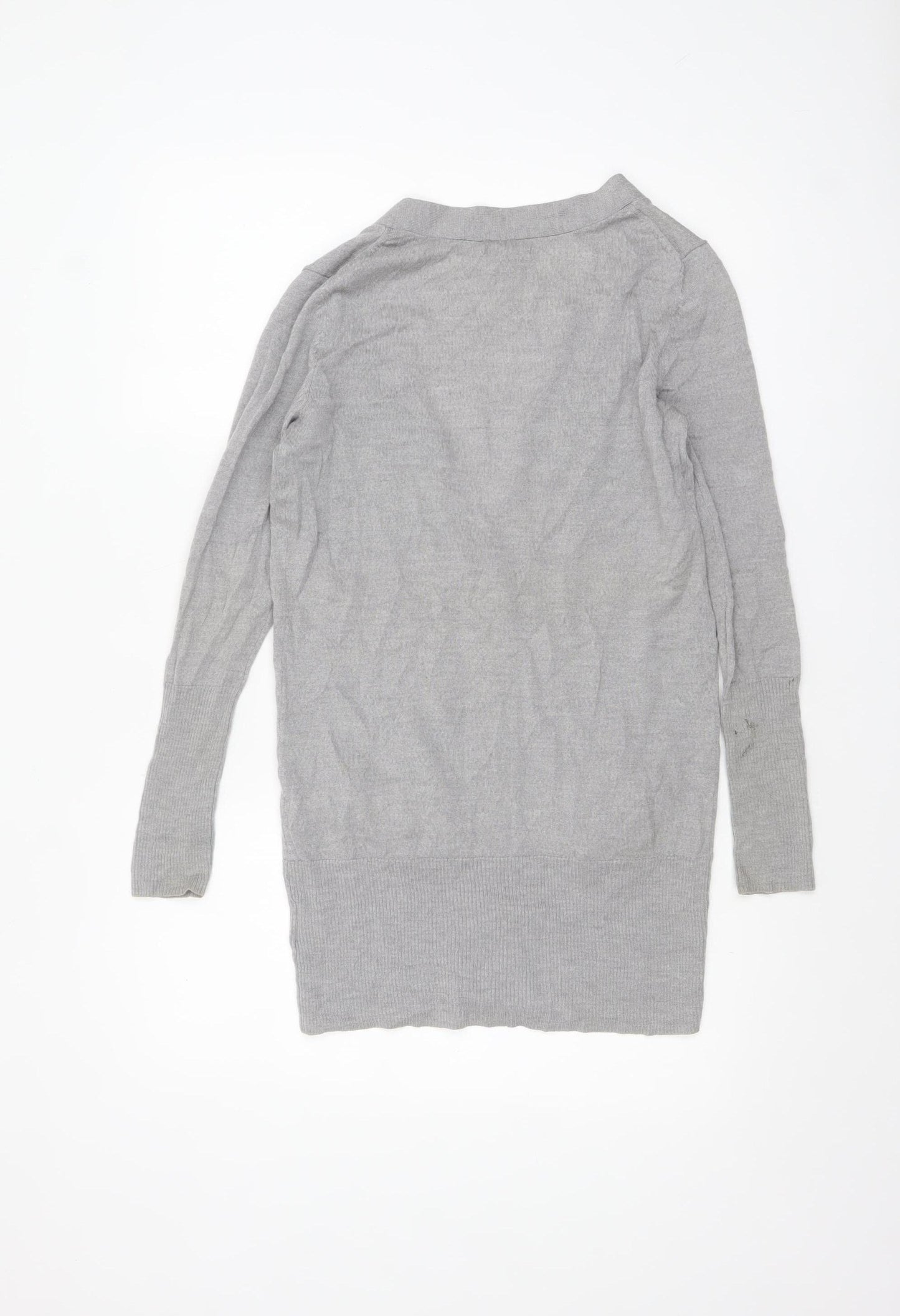 Gap Women Grey XS Cardigan 100% Merino Wool Long Sleeve Knit