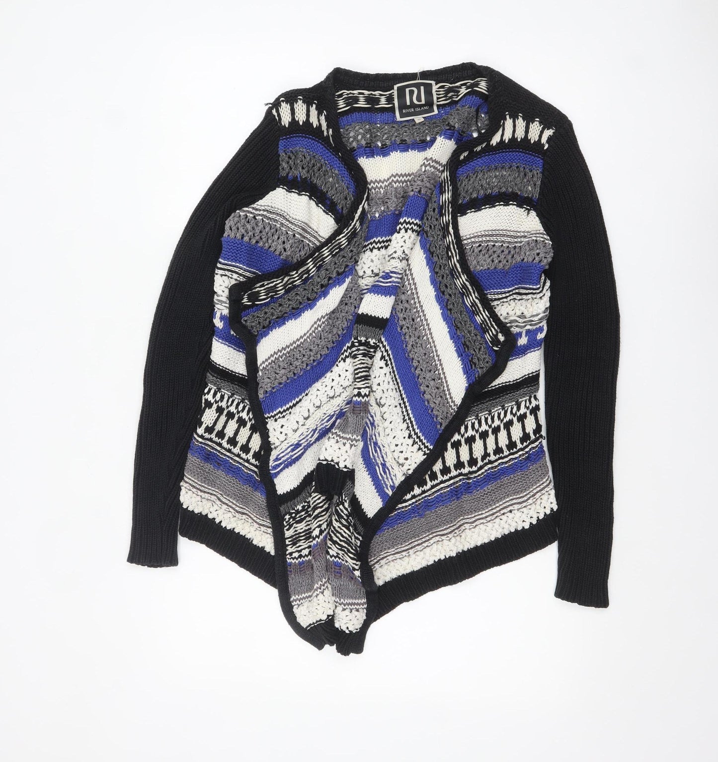 River Island Women's Multicoloured Size 10 Chunky Knit Cardigan