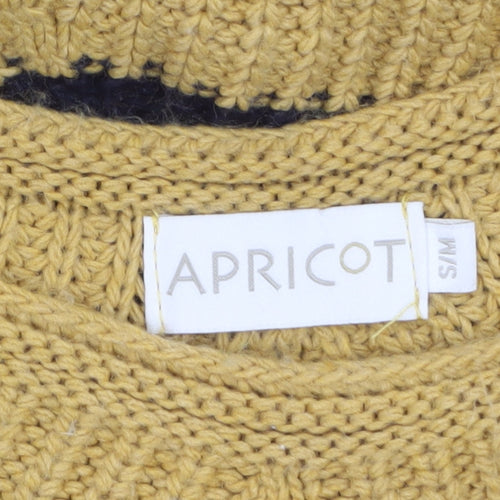 Apricot Women Multicoloured Chunky Knit Striped Jumper S