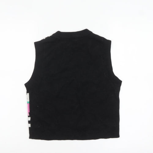 H&M Divided Women's Multicoloured Sleeveless Knit Vest 2XS