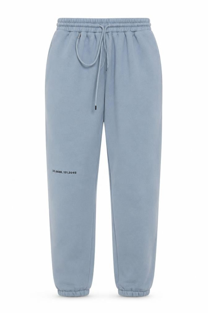 Meshki Men's Blue XS Fleece Jogger Sweatpants with Drawstring Waist
