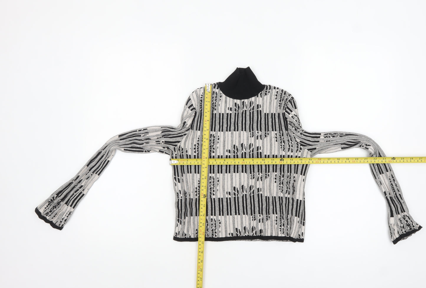 MAX&Co. Women's Black Roll Neck Knit Pullover Jumper Size S