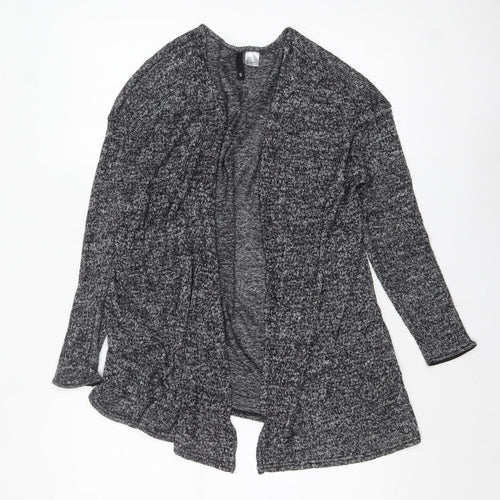 H&M Divided Women's Grey Knit Long Sleeve Open Cardigan Size S