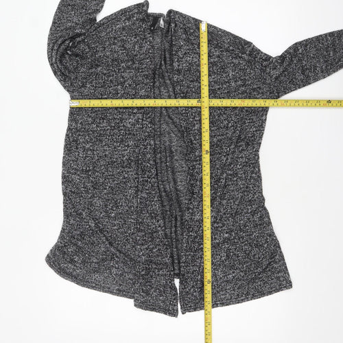 H&M Divided Women's Grey Knit Long Sleeve Open Cardigan Size S