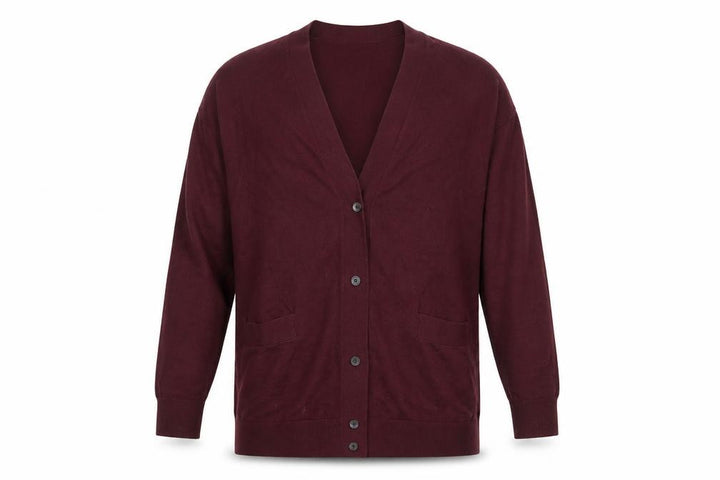 Gap Men's Red L Knit Cardigan Jumper Long Sleeve Classic Fit