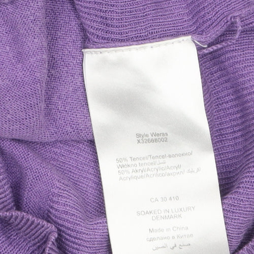 Soaked in Luxury Women's Purple Knit Tank Top XS